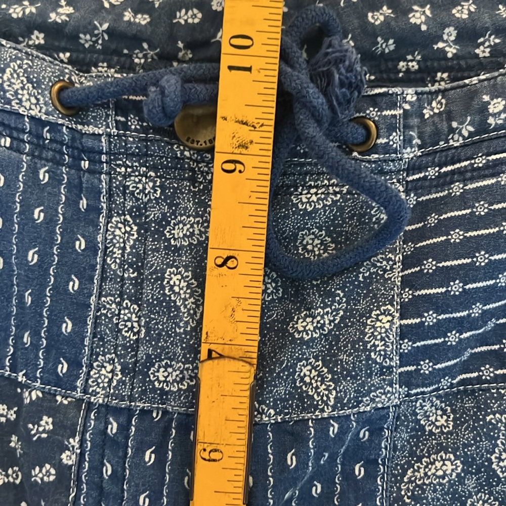 Vintage Lauren Ralph Lauren Blue Floral Patchwork Pants - Picture 8 of 9